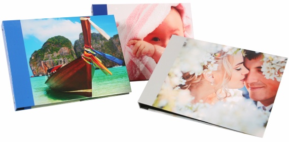 omslagen met foto's